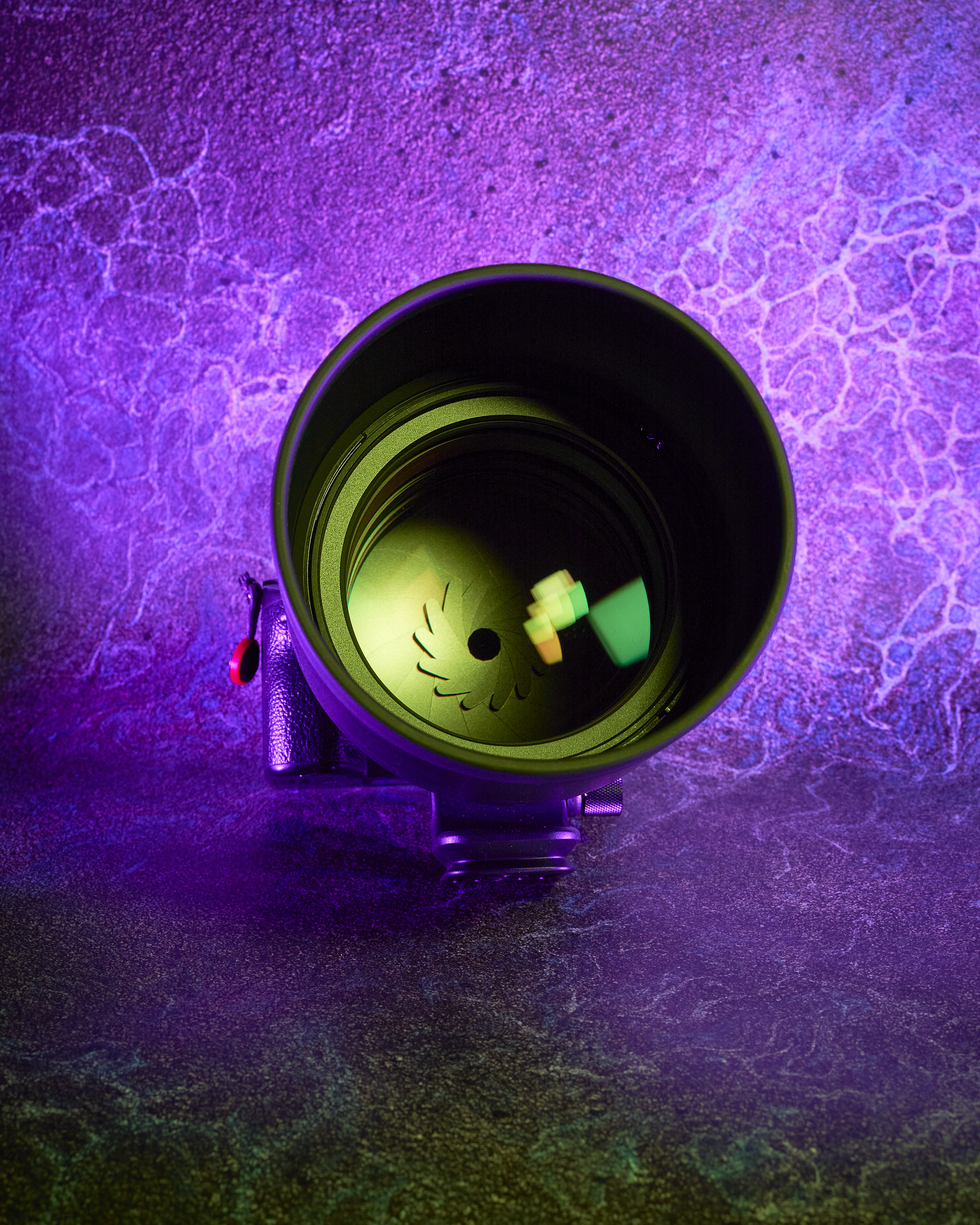 Front soczewki obiektywu Sigma 135mm f/1.4 DG DN Art — duża przednia soczewka i charakterystyczna konstrukcja optyczna.